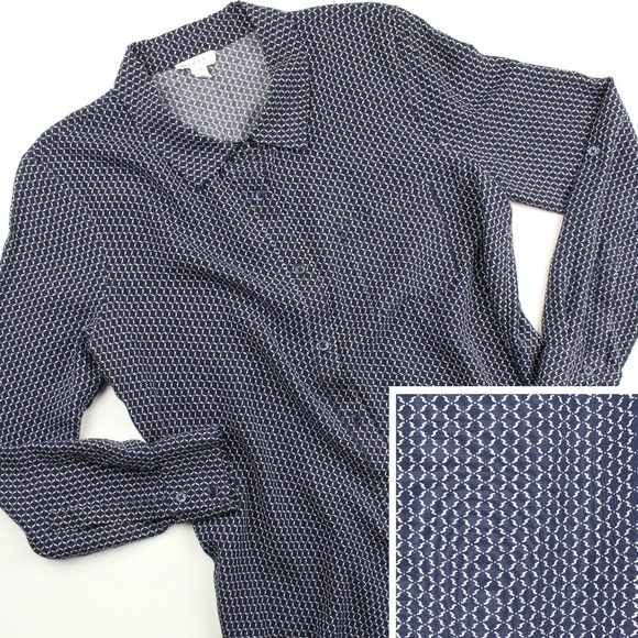 Joie Soft Button Front Blouse Small - Picture 1 of 7